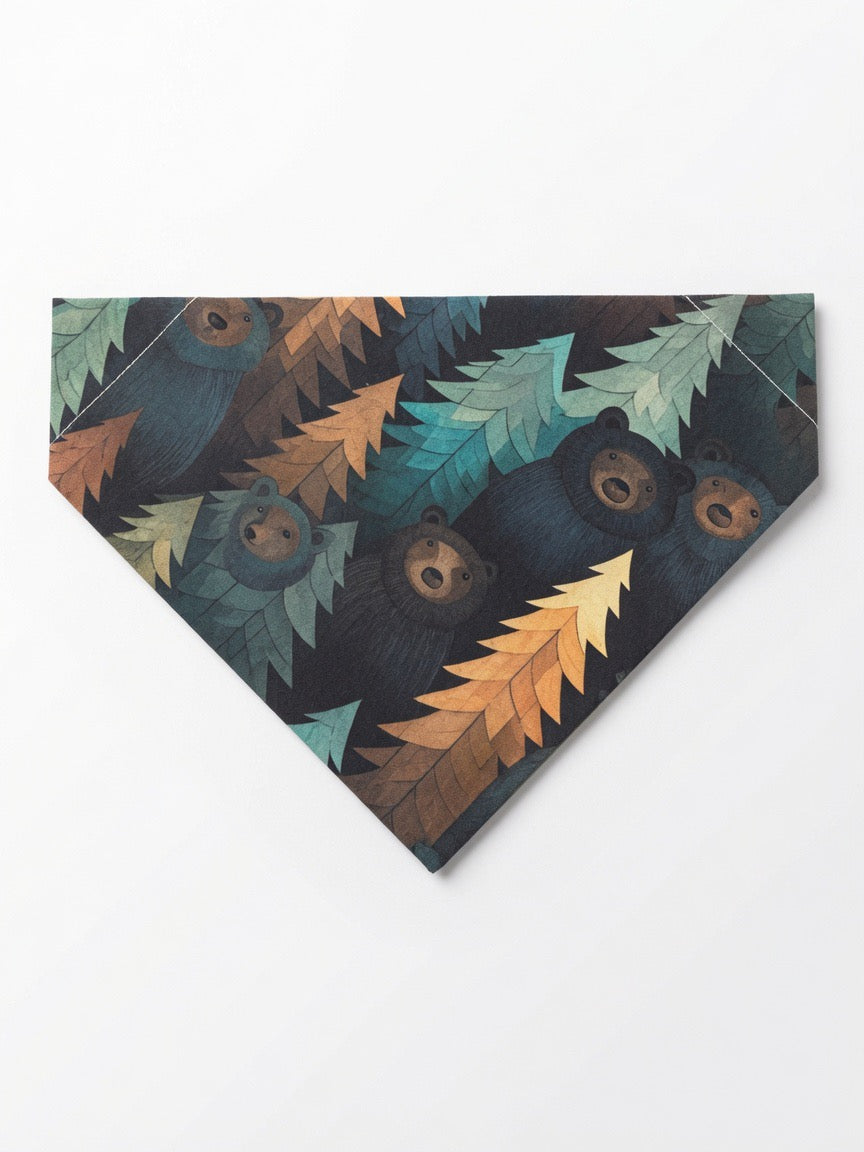 Forest Bears Over-the-Collar Bandana