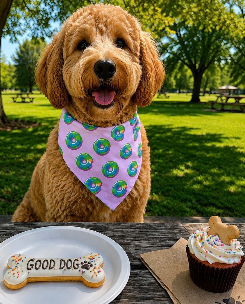World of Donuts Over-the-Collar Bandana