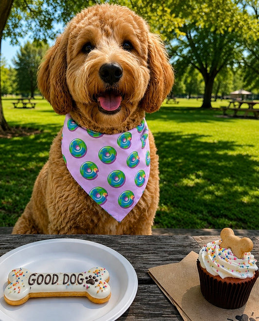 World of Donuts Over-the-Collar Bandana