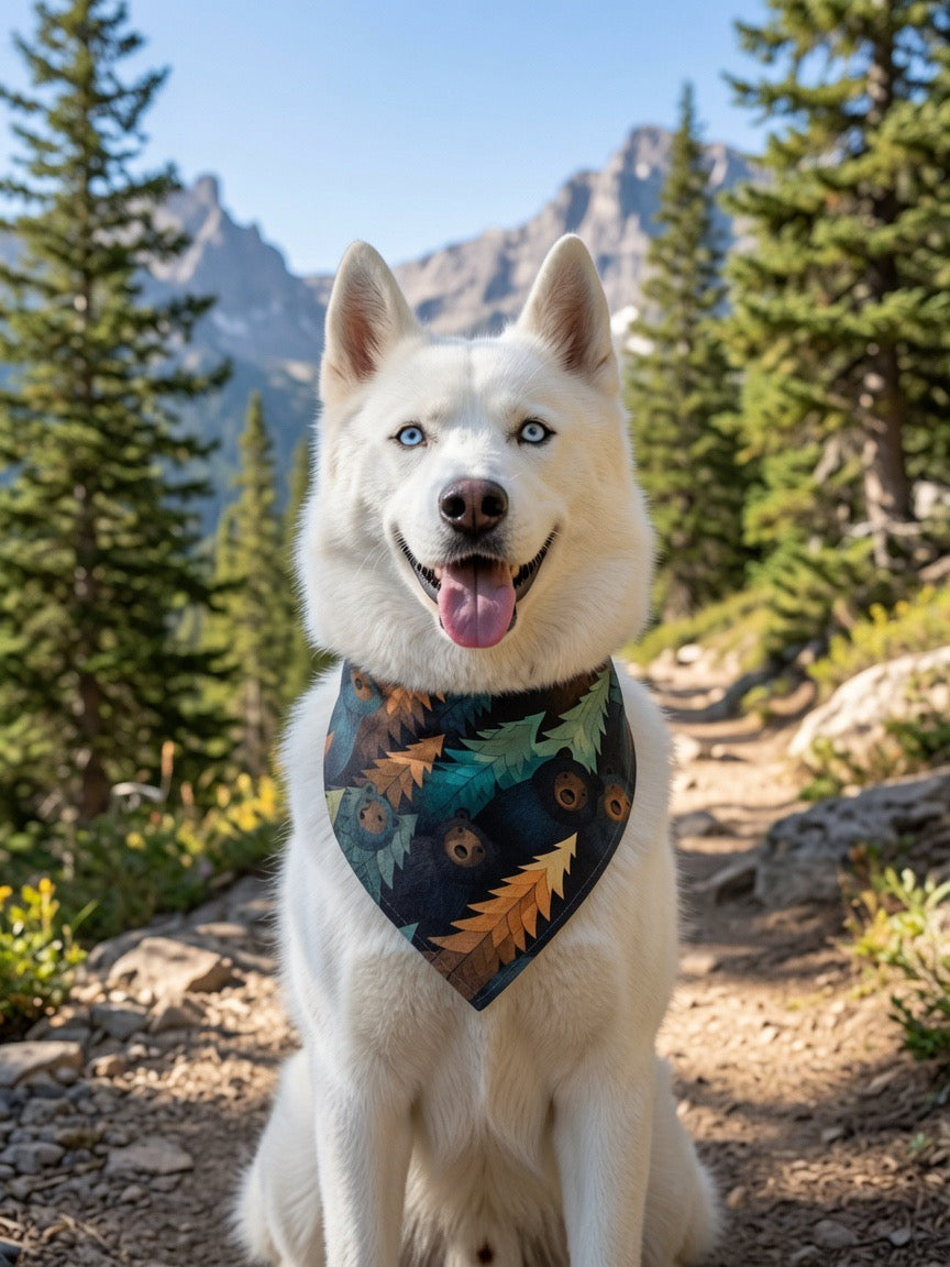 Forest Bears Over-the-Collar Bandana