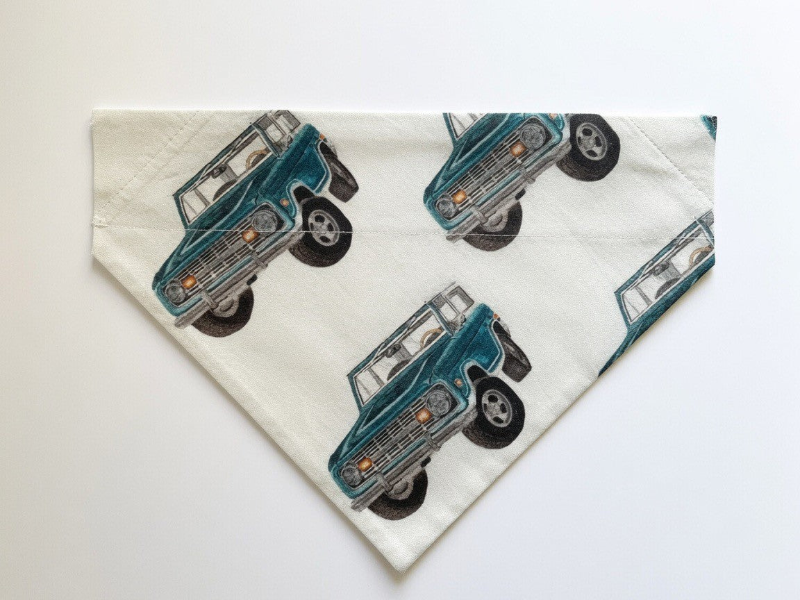 Vintage Bronco Truck Over-the-Collar Bandana